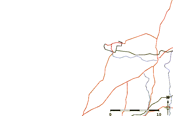 Routes et rivières à proximité Penhale