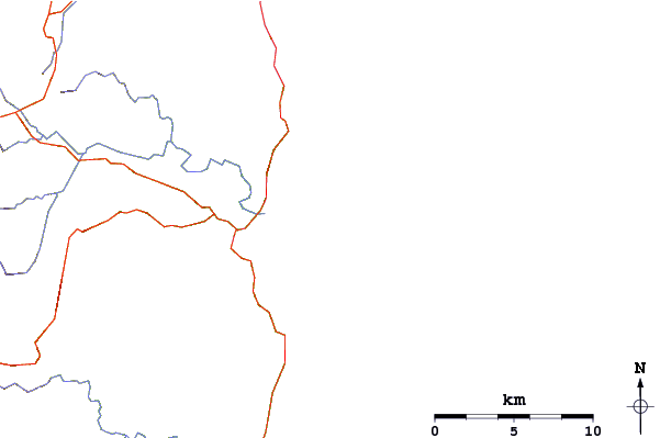 Routes et rivières à proximité Perons Beach