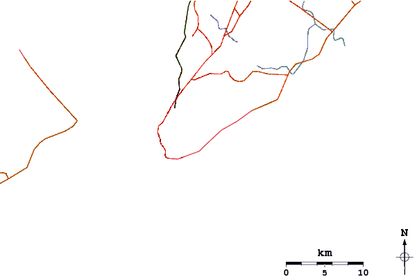 Routes et rivières à proximité Pescador