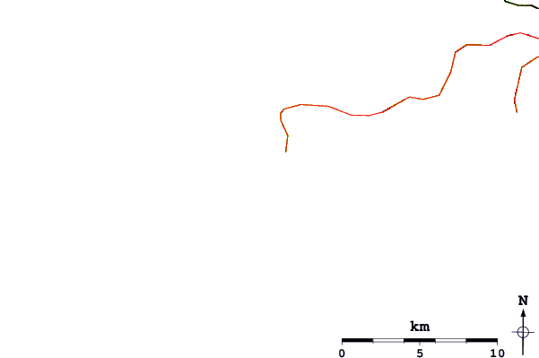 Routes et rivières à proximité Petes Reef
