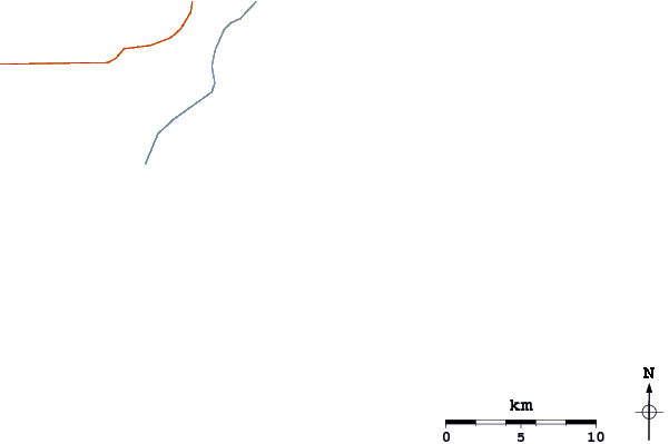 Routes et rivières à proximité Pico de las Cocheras