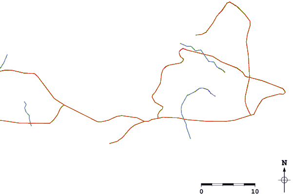 Routes et rivières à proximité Piedras Negras