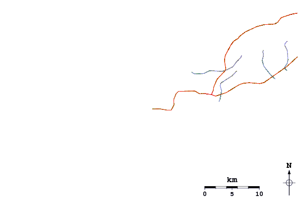 Routes et rivières à proximité Pigeon Point