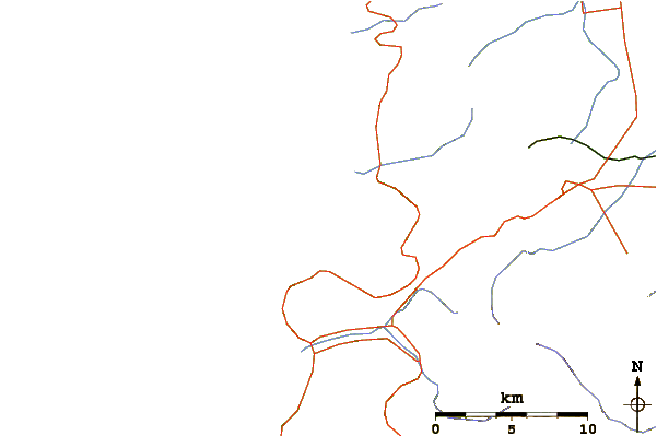 Routes et rivières à proximité Piscinas