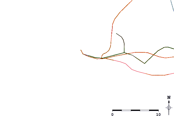 Routes et rivières à proximité Plage Valentin