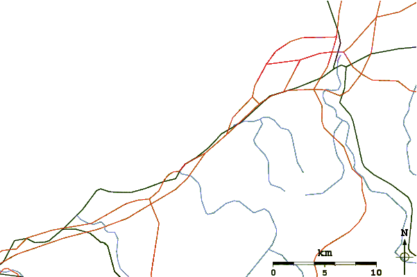 Routes et rivières à proximité Plage de Mayarco