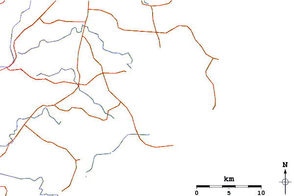 Routes et rivières à proximité Plantation Point