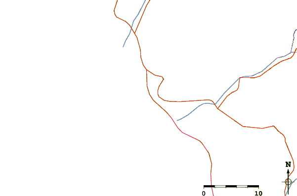 Routes et rivières à proximité Playa Blanca
