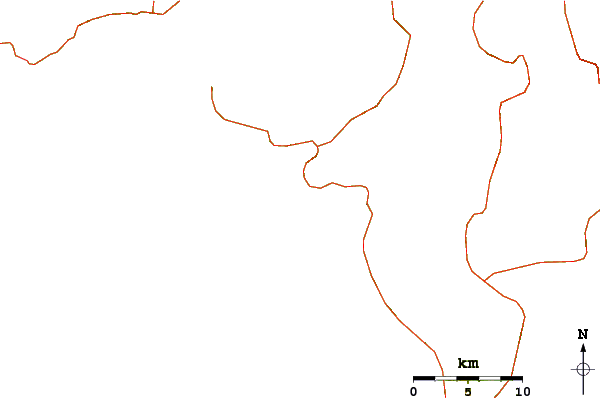 Routes et rivières à proximité Playa Caletas