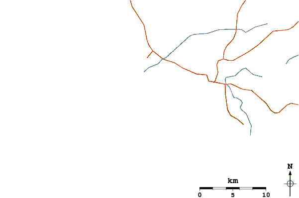 Routes et rivières à proximité Playa El Palmar