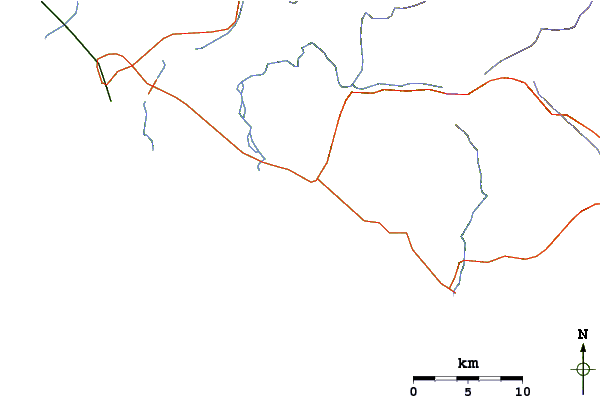 Routes et rivières à proximité Playa El Rey