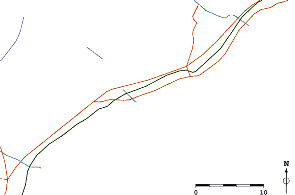Routes et rivières à proximité Playa Finestrat