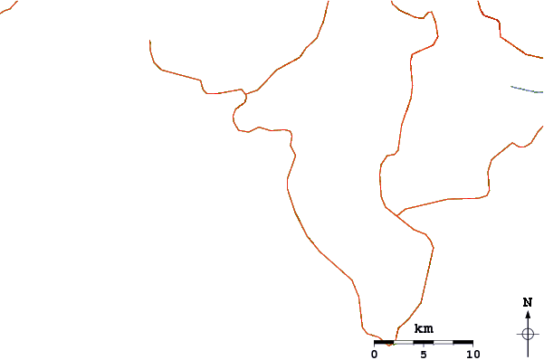 Routes et rivières à proximité Playa Manzanillo