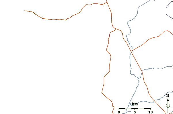 Routes et rivières à proximité Playa Naranjo