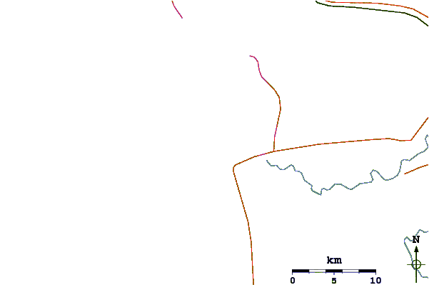 Routes et rivières à proximité Playa Novillero