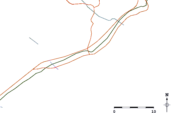 Routes et rivières à proximité Playa Poniente