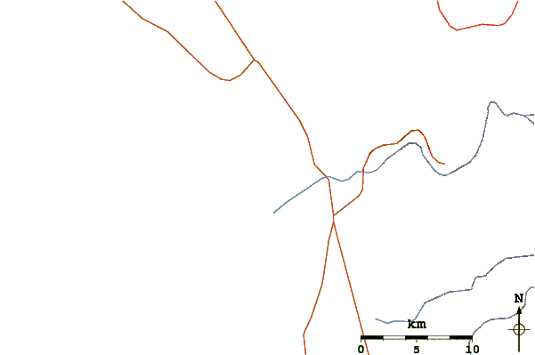 Routes et rivières à proximité Playa San Ramon
