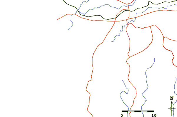 Routes et rivières à proximité Playa Valor
