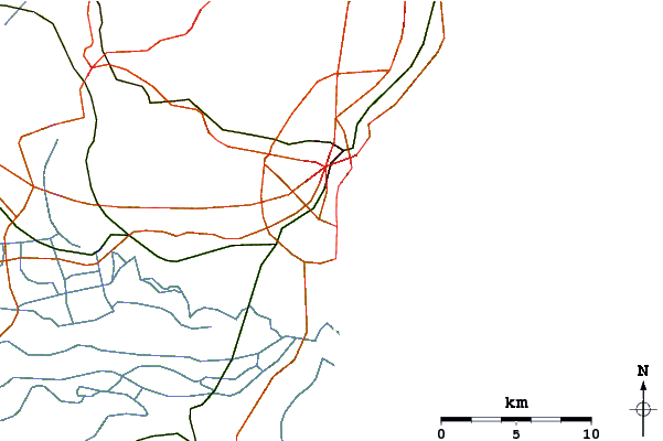 Routes et rivières à proximité Playa di Catania