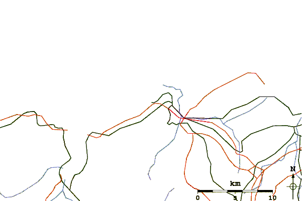 Routes et rivières à proximité Playa de Arnao