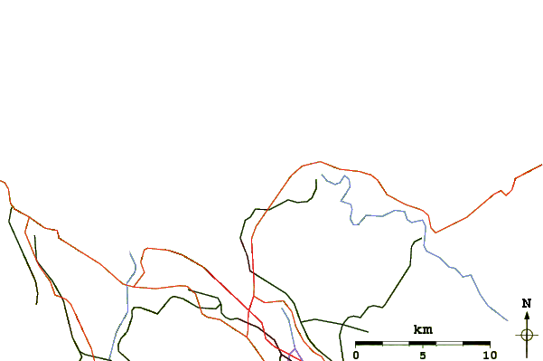 Routes et rivières à proximité Playa de Arrietara