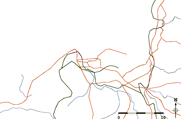 Routes et rivières à proximité Playa de Bastiagueiro