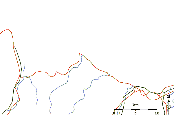 Routes et rivières à proximité Playa de karraspio
