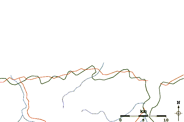 Routes et rivières à proximité Playa de San Pedro