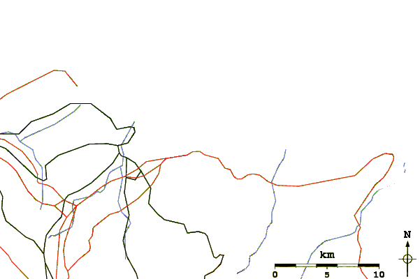 Routes et rivières à proximité Playa de la Cagonera