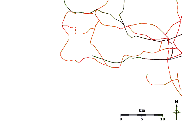 Routes et rivières à proximité Poca