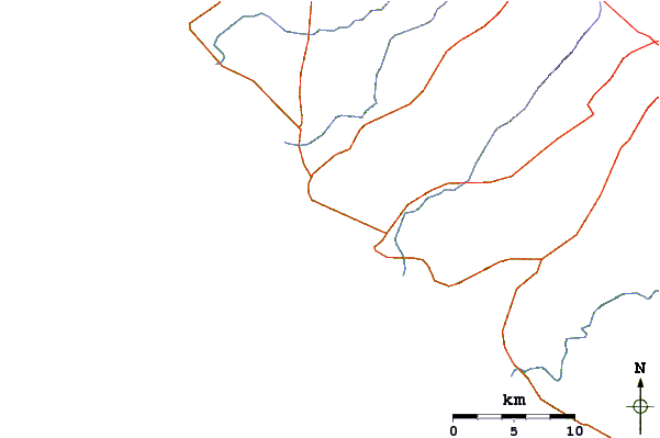 Routes et rivières à proximité Pochomil Viejo