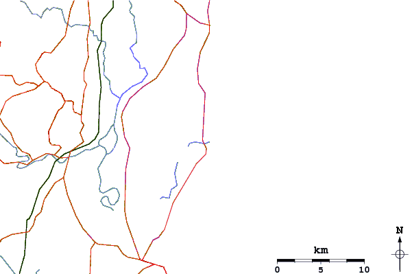 Routes et rivières à proximité Point Plomer Beach