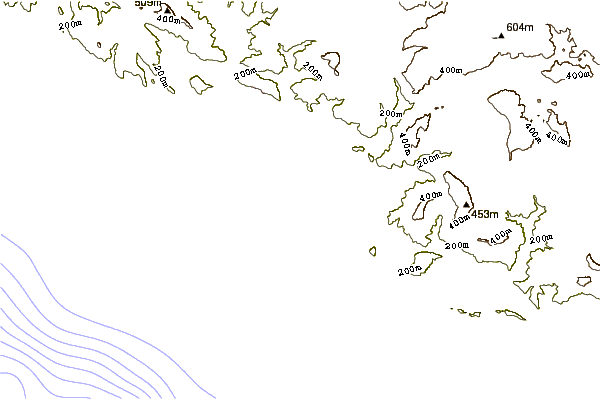 Littoral autour Ponente (Sicily)