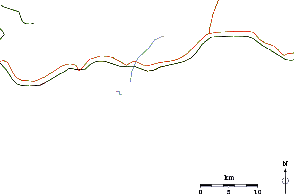 Routes et rivières à proximité Ponta Negra (Quebra Mar)