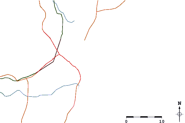 Routes et rivières à proximité Ponta da Belina