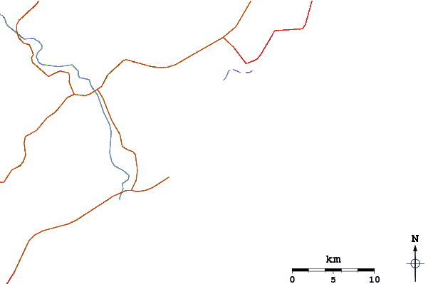 Routes et rivières à proximité Ponta do Ubu