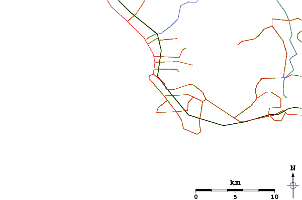 Routes et rivières à proximité Porridge