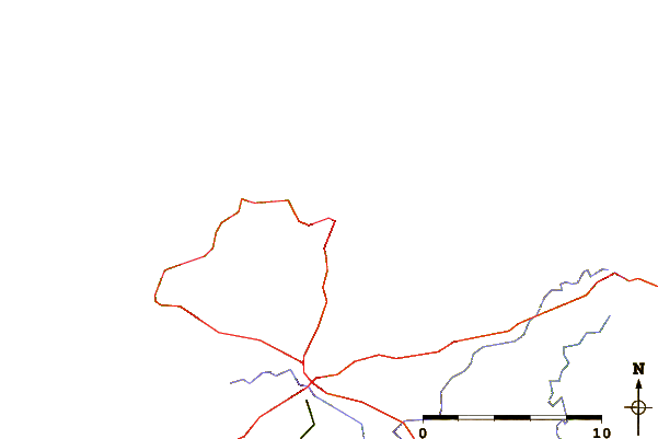 Routes et rivières à proximité Pors Nevez