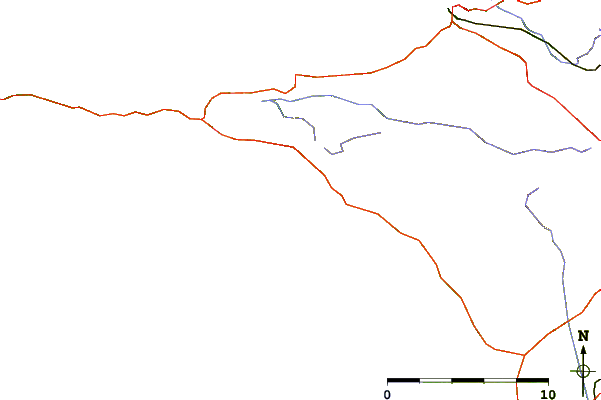 Routes et rivières à proximité Pors Poulhan