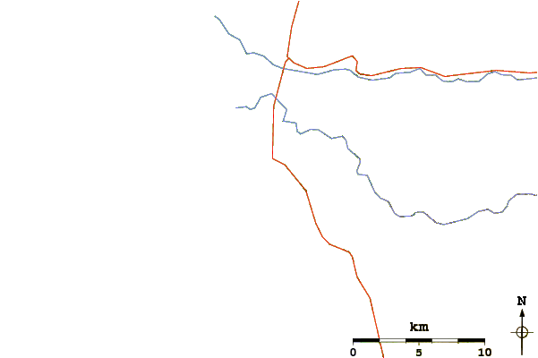 Routes et rivières à proximité Port Orford