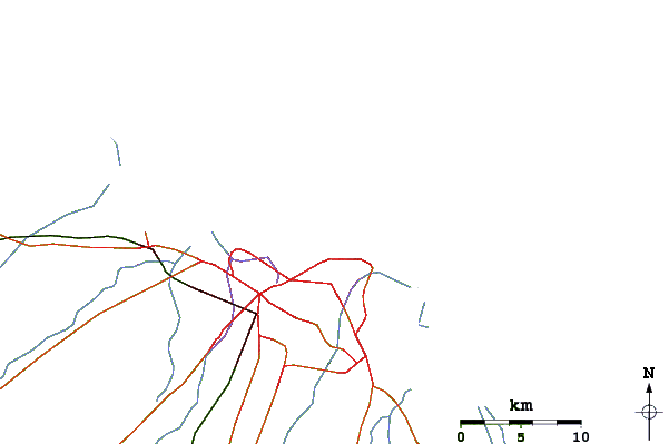 Routes et rivières à proximité Portao