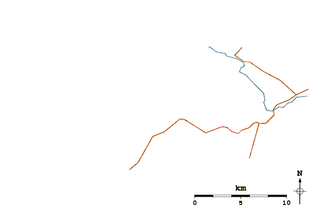 Routes et rivières à proximité Porth Colmon