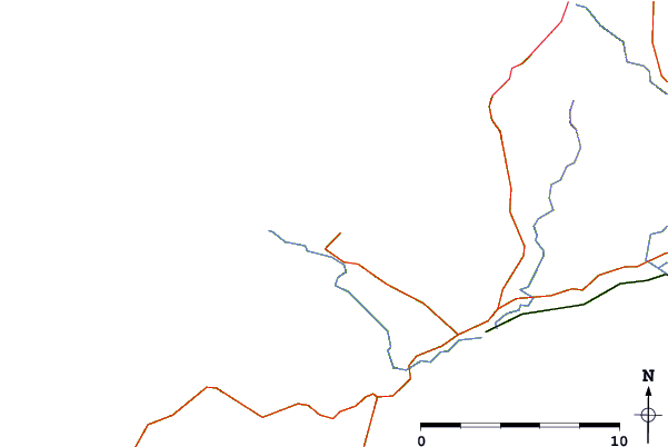 Routes et rivières à proximité Porth Nefyn
