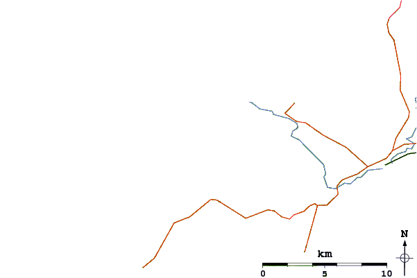 Routes et rivières à proximité Porth Towyn