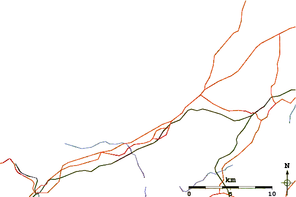 Routes et rivières à proximité Porthtowan