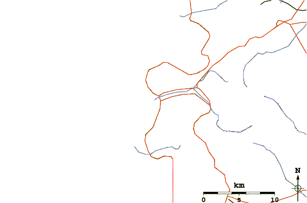 Routes et rivières à proximité Portixeddu