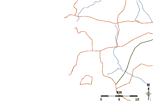 Routes et rivières à proximité Porto Ferro