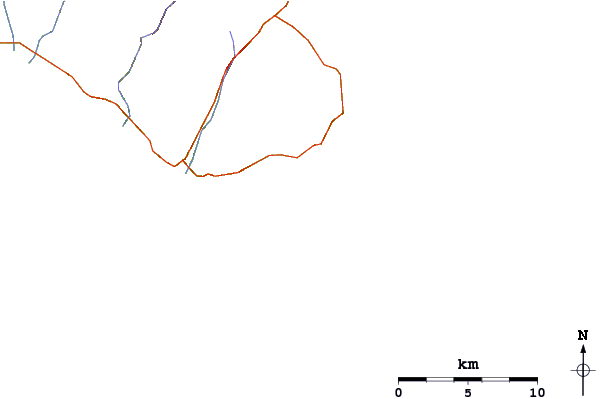 Routes et rivières à proximité Porto Guinco