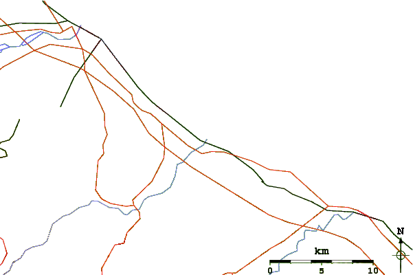 Routes et rivières à proximité Porto Verde (Oasi-Palazzoni)