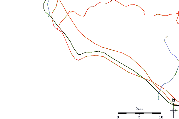 Routes et rivières à proximité Porto-di Santa Marinella (Porticciolo)